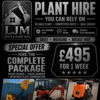 LJM plant hire package machines
